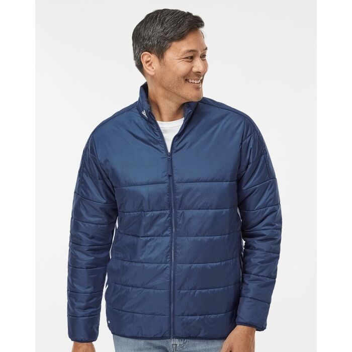 Men's 3-Stripes Puffer Full-Zip Jacket Thumbnail