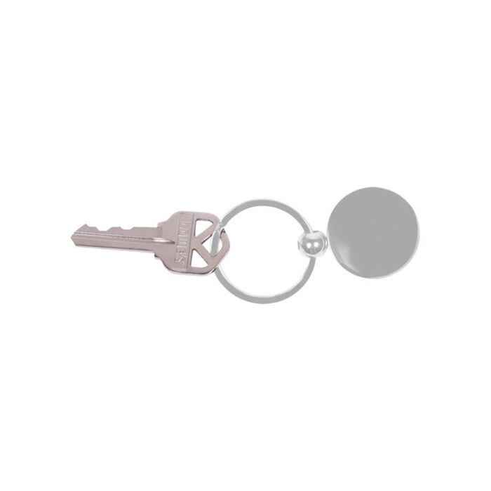 Round Metal Keychain Thumbnail