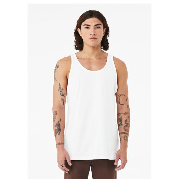 Unisex Heather CVC Tank Thumbnail