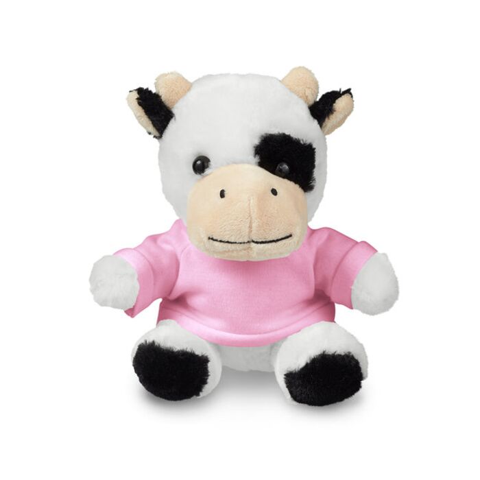 7" Plush Cow With T-Shirt Thumbnail