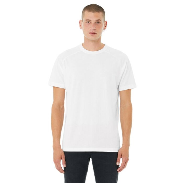 Men's Heather CVC Raglan T-Shirt Thumbnail