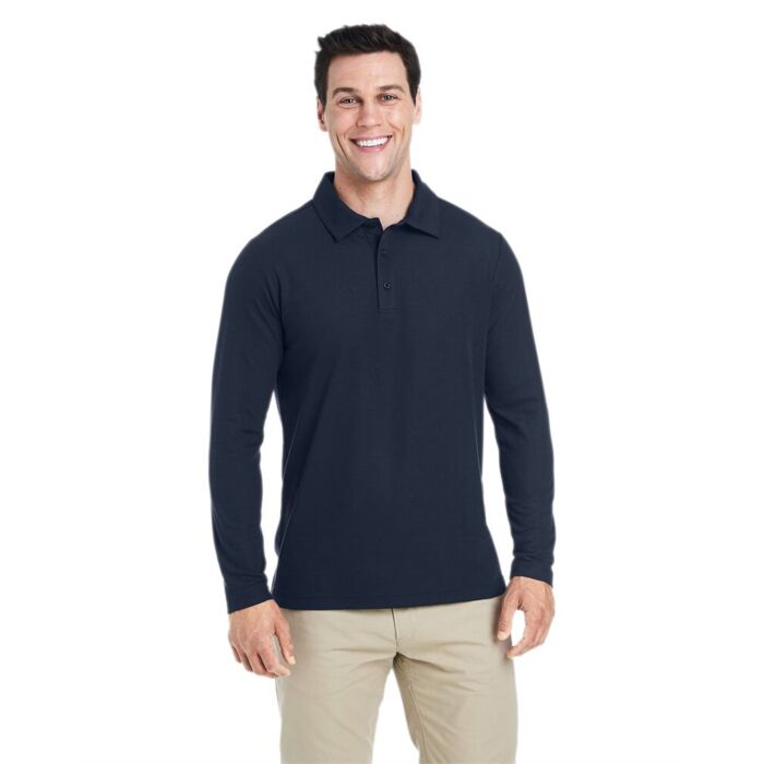 Men's Fusion ChromaSoft™ Long Sleeve Pique Polo Thumbnail