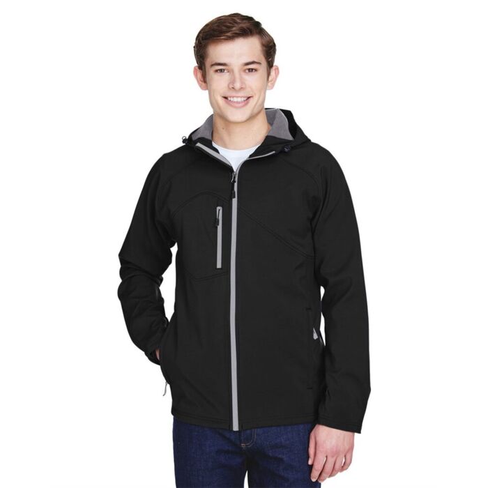 Men's Prospect Two-Layer Fleece Bonded Soft Shell Hooded Jacket Thumbnail