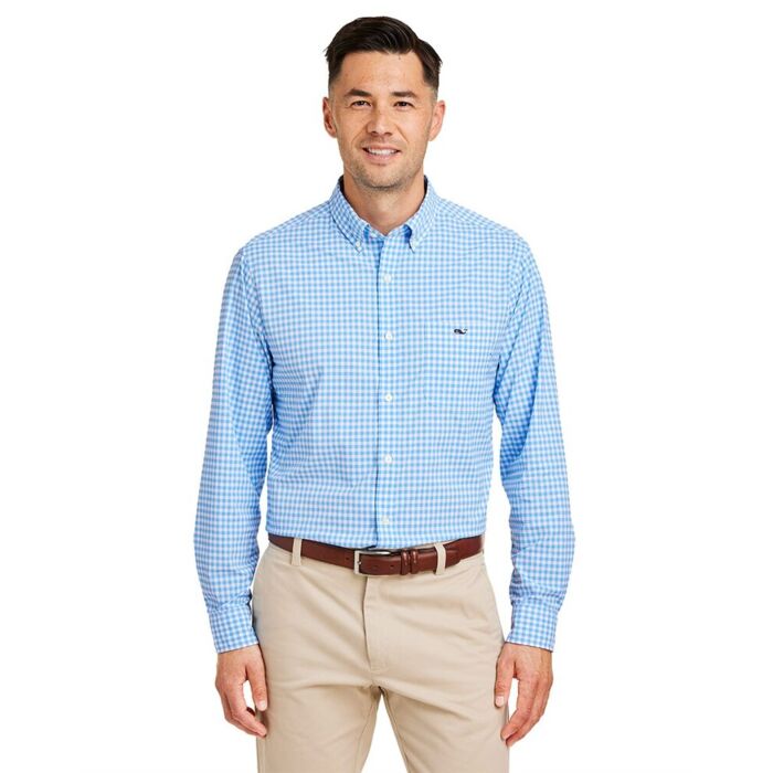 Men's On-The-Go Nylon Gingham Shirt Thumbnail