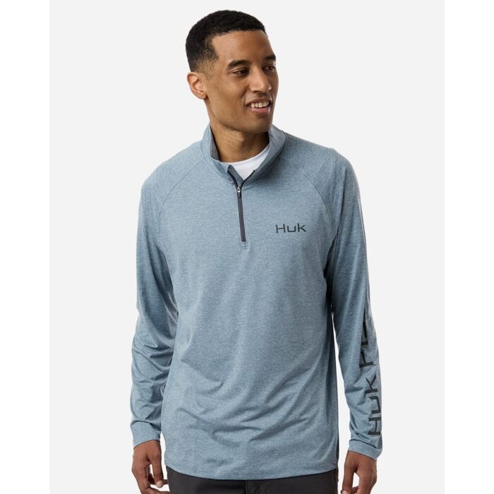 Men's Airweight Heather Quarter-Zip Pullover Thumbnail