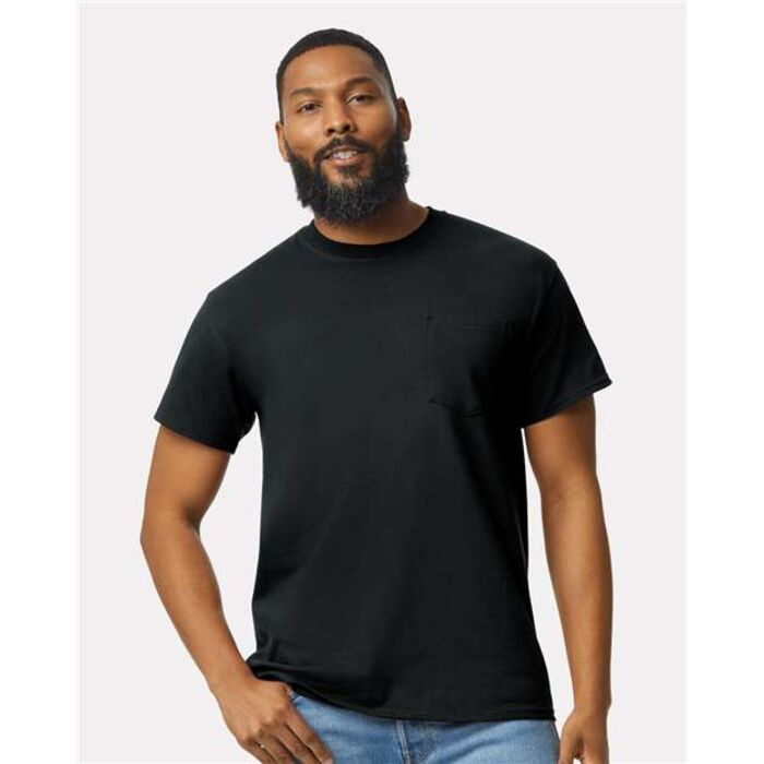 Gildan Ultra Cotton Heavyweight Pocket T-Shirt 6.1oz Thumbnail