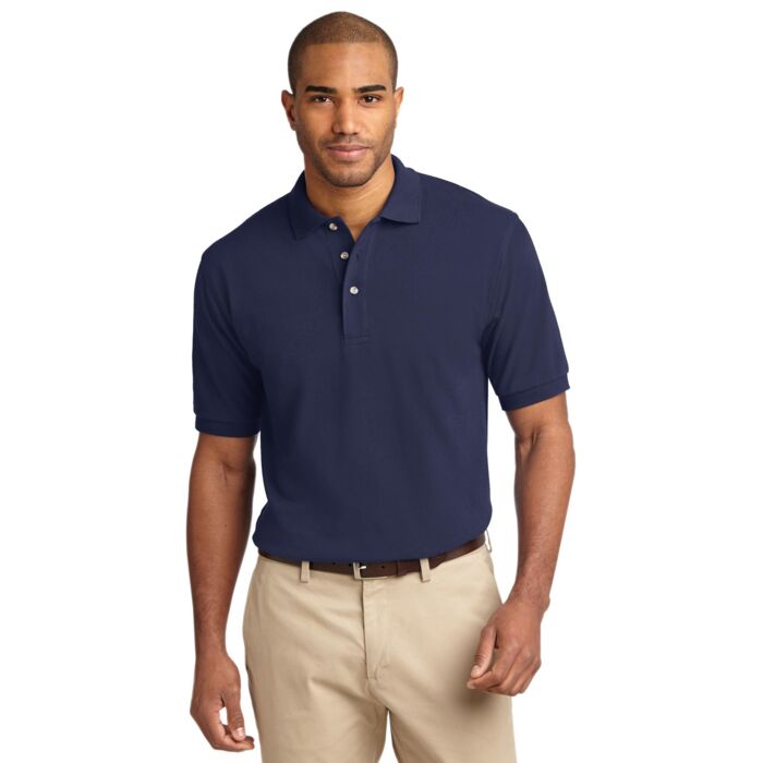 Tall Heavyweight Cotton Pique Polo Thumbnail