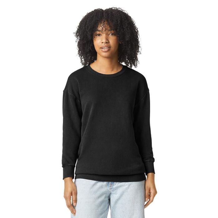 Unisex Garment-Dyed Lightweight Fleece Crewneck Sweatshirt Thumbnail