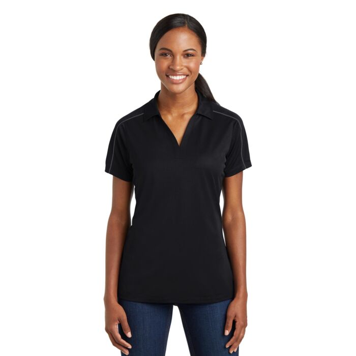 Women's Micropique Sport Wick ® Piped Polo Thumbnail