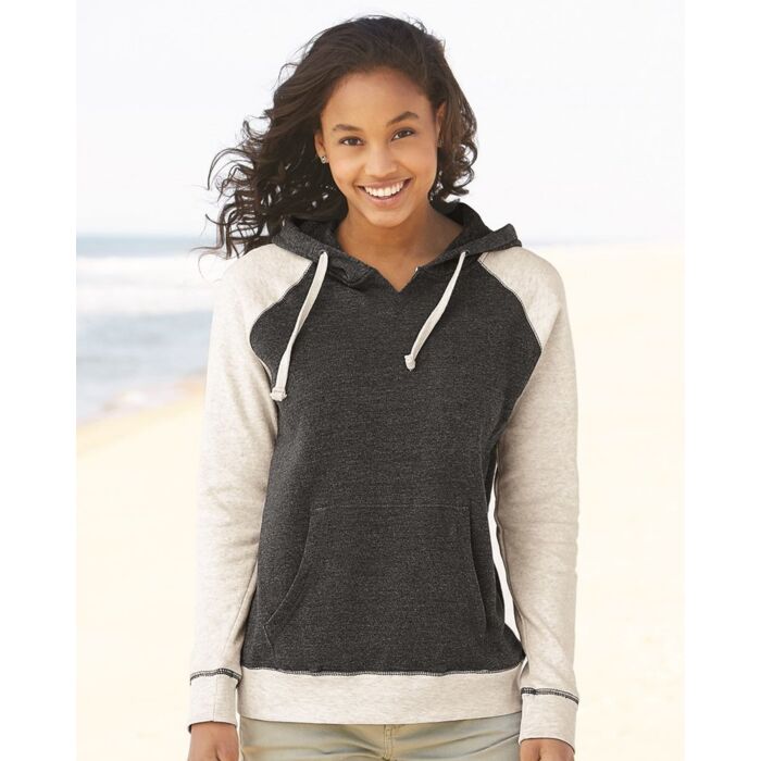 Women’s Harper Raglan Hooded Sweatshirt Thumbnail