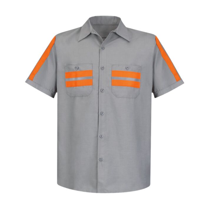 Men's Enhanced Visibility Industrial Work Shirt Thumbnail