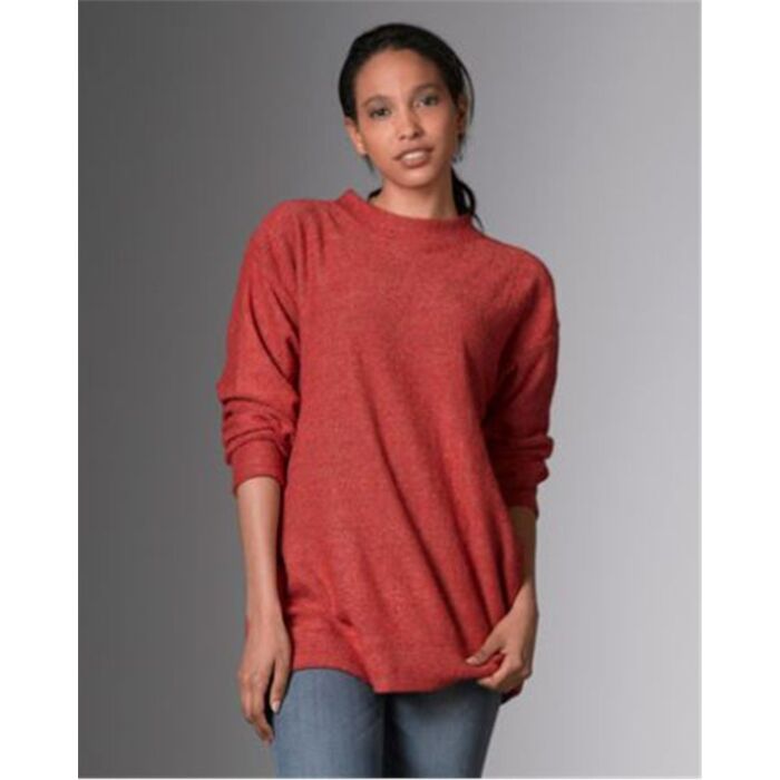 Women's Terry Mock Neck Pullover Thumbnail