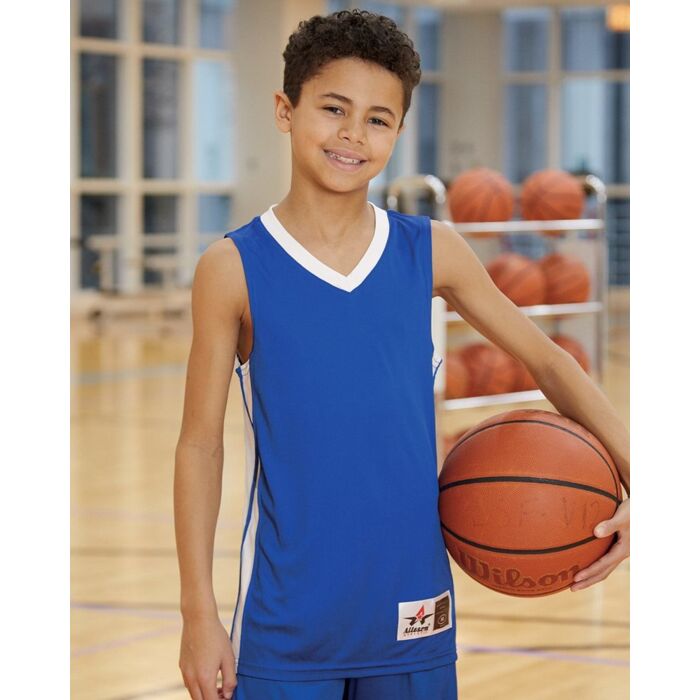 Youth Single Ply Basketball Jersey Thumbnail