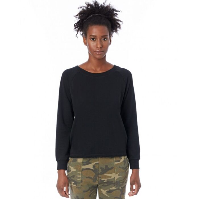 Women’s Lazy Day Mineral Wash French Terry Sweatshirt Thumbnail