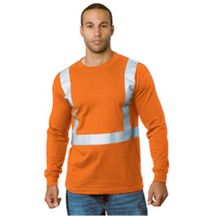 USA-Made 50/50 Hi-Visibility Long Sleeve T-Shirt Thumbnail