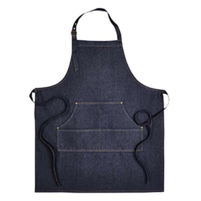 Unisex Jeans Stitch Denim Bib Apron Thumbnail