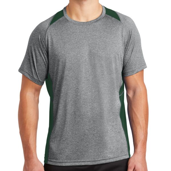 Heather Colorblock Contender  Tee Thumbnail