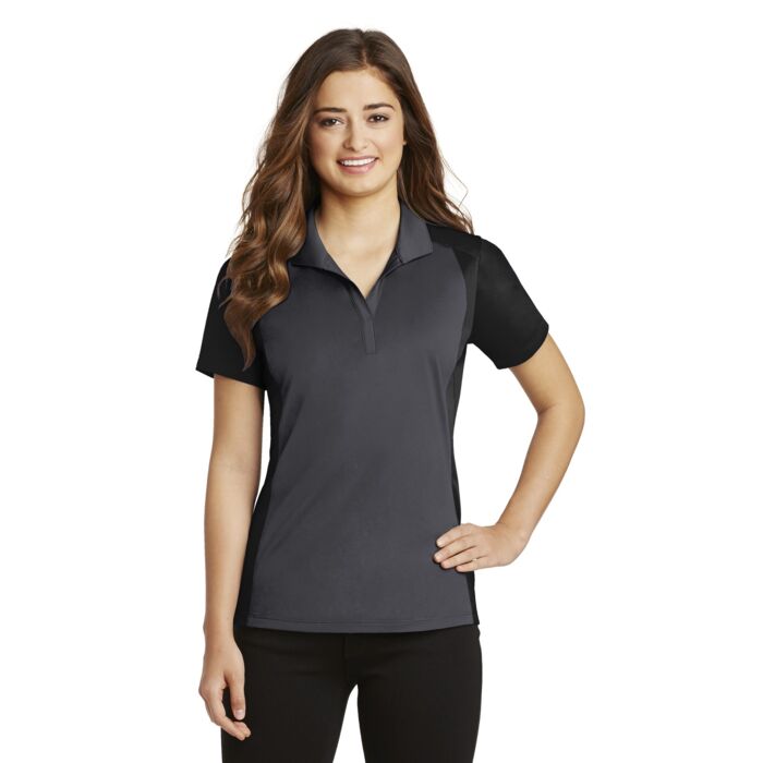 Ladies Colorblock Micropique Sport Wick ® Polo Thumbnail