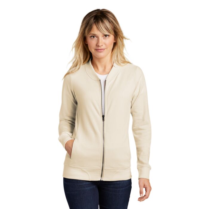 Ladies Lightweight French Terry Bomber Thumbnail